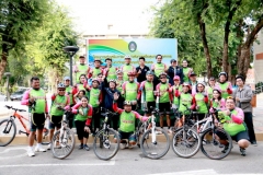 เปิดโครงการส่งเสริมการออกกำลังกายเพื่อสุขภาพบุคลากร มหาวิทยาลัยราชภัฏสกลนคร (ปั่นจักรยาน และว่ายน้ำ) (11 มกราคม 2560)