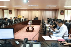 ประชุมคณะกรรมการบริหารงบประมาณและการเงินครั้งที่ 2/2560 (25 กรกฎาคม 2560)