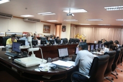 การประชุมการจัดทำกรอบอัตรากำลังพนักงานราชการ รอบที่ 4 ปีงบประมาณ พ.ศ. 2560 - 2563 หัวหน้าส่วนราชการและคณะทำงาน (30 มีนาคม 2559)