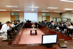 ประชุมปรึกษาหารือการจัดทำแผนกลยุทธ์ทางการเงินแผนบริหารและพัฒนาบุคลากรของมหาวิทยาลัยราชภัฏสกลนคร พ.ศ. 2559 - 2562 (8 พฤษภาคม 2560)