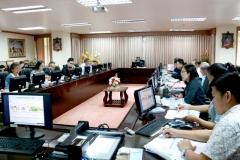 ประชุมการจัดทำข้อมูลยุทธศาสตร์ชาติ 20 ปี (2561 - 2580) และเตรียมการจัดทำงบประมาณ ประจำปีงบประมาณ พ.ศ. 2562 (8 มิถุนายน 2561)