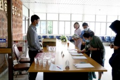 ประชุมพิจารณาทบทวนกิจกรรมยกระดับเศรษฐกิจและสังคมรายตำบลแบบบูรณาการ